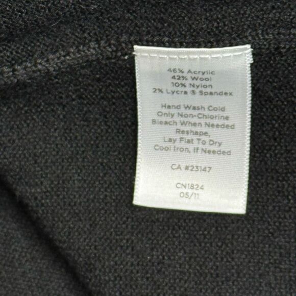 Talbots black wool turtleneck belted sweater dress size XL - Picture 10 of 13